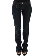 Costume National Chic Blue Slim Fit Denim Women's Delight