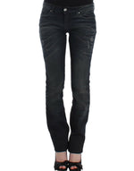 Costume National Chic Superskinny Blue Denim Women's Jeans