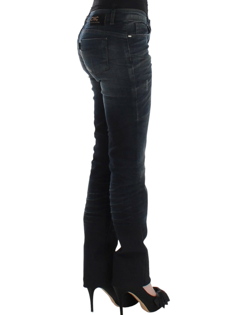 Costume National Chic Superskinny Blue Denim Women's Jeans