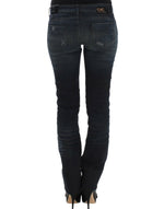 Costume National Chic Superskinny Blue Denim Women's Jeans