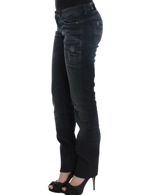 Costume National Chic Superskinny Blue Denim Women's Jeans