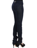 Costume National Chic Dark Blue Skinny Leg Women's Jeans