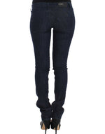 Costume National Chic Dark Blue Skinny Leg Women's Jeans