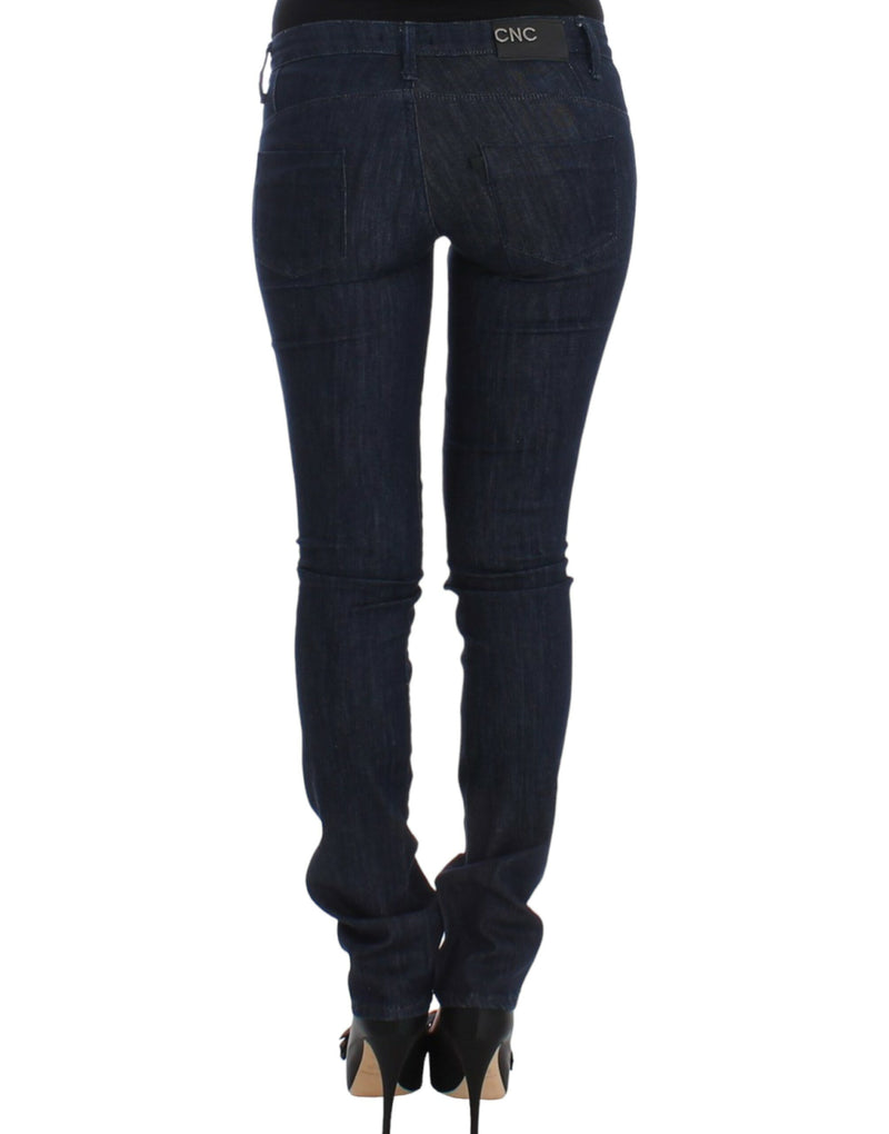 Costume National Chic Dark Blue Skinny Leg Women's Jeans