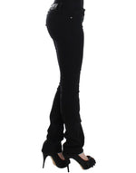 Costume National Elegant Black Straight Leg Women's Jeans