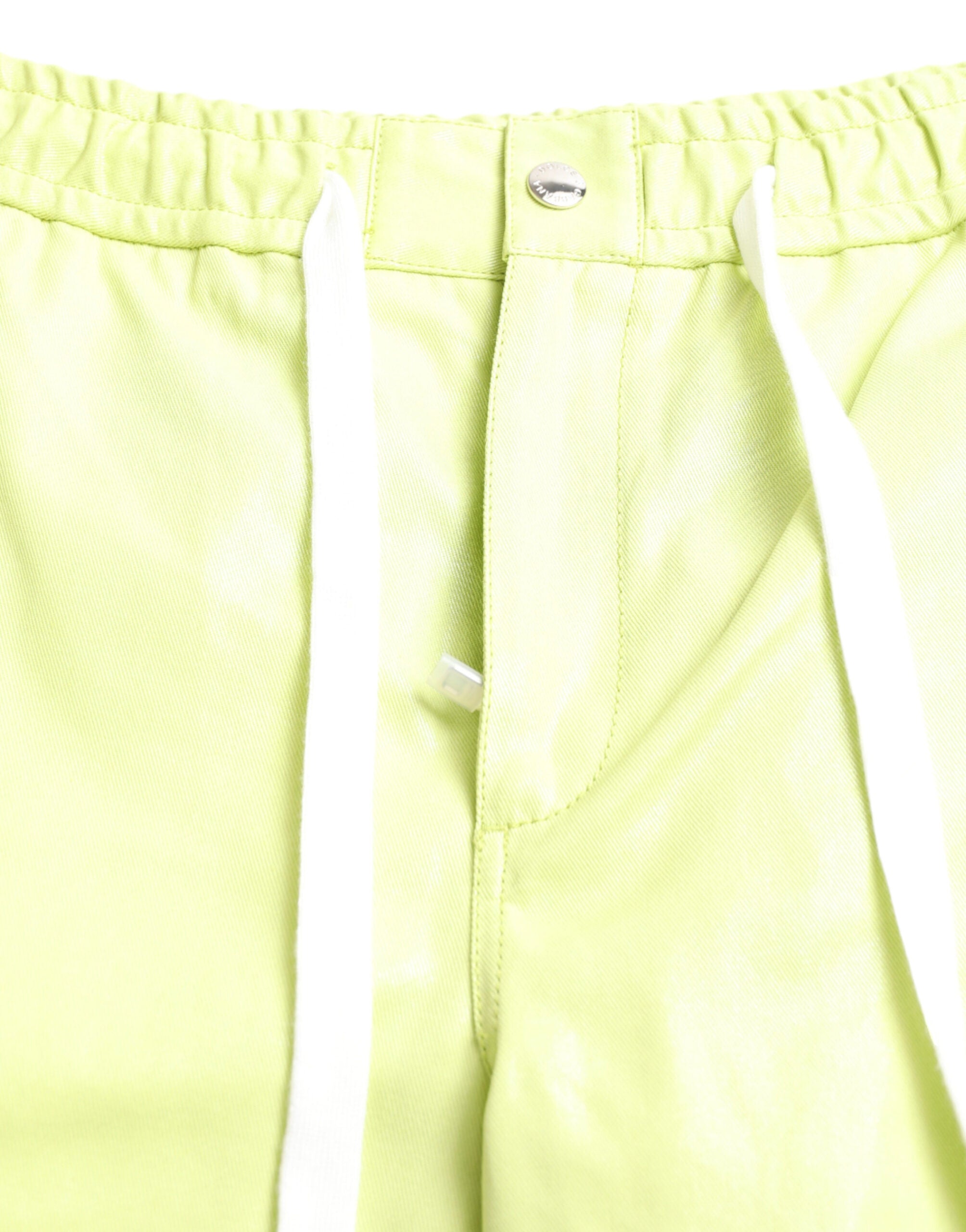 Dolce & Gabbana Chic Light Green Cotton Bermuda Men's Shorts