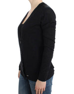 Costume National Elegant Deep V-neck Lightweight Women's Cardigan