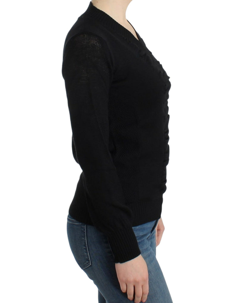 Costume National Elegant V-Neck Lightweight Women's Sweater