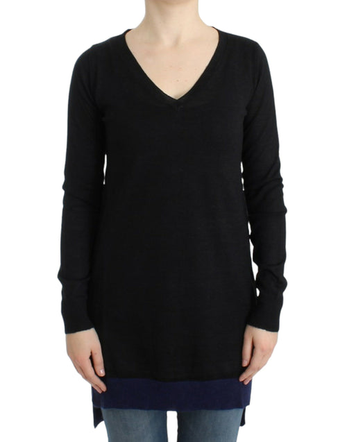 Costume National Elegant V-Neck Lightweight Women's Sweater