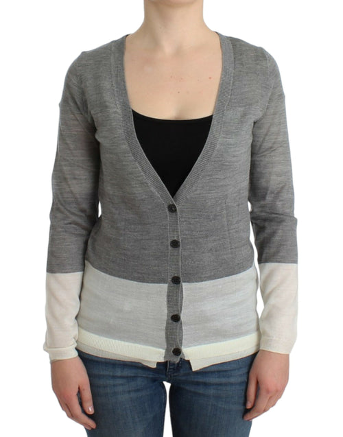 Costume National Chic Gray Lightweight Women's Cardigan