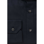 Bagutta Blue Cotton Men Men's Shirt