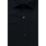 Bagutta Blue Cotton Men Men's Shirt