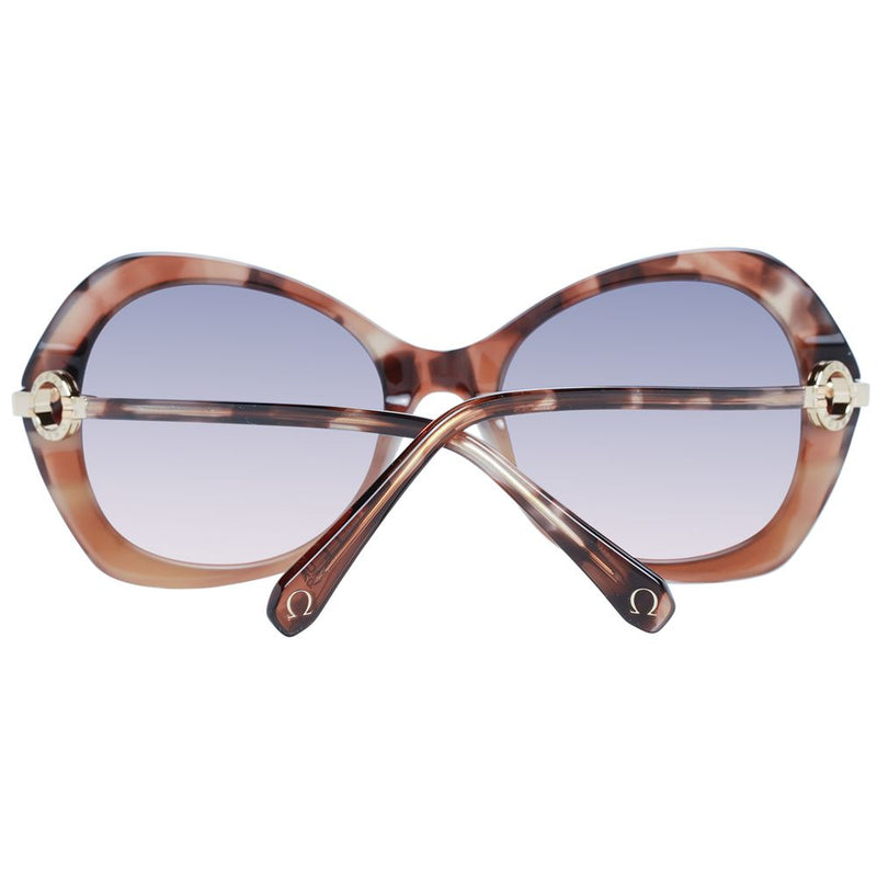 Omega Brown Women Women's Sunglasses