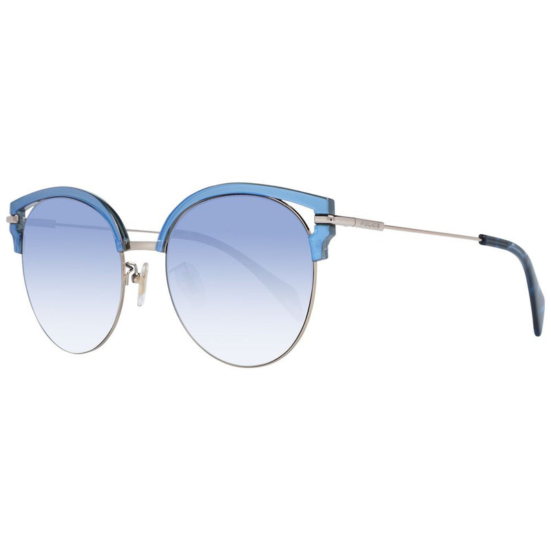 Police Chic Blue Gradient Butterfly Women's Sunglasses