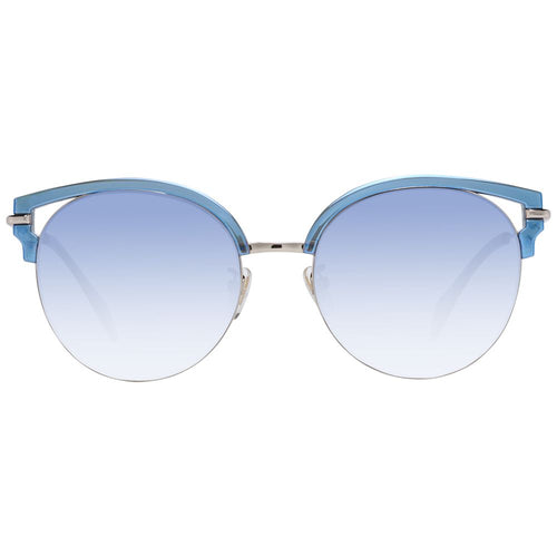 Police Chic Blue Gradient Butterfly Women's Sunglasses