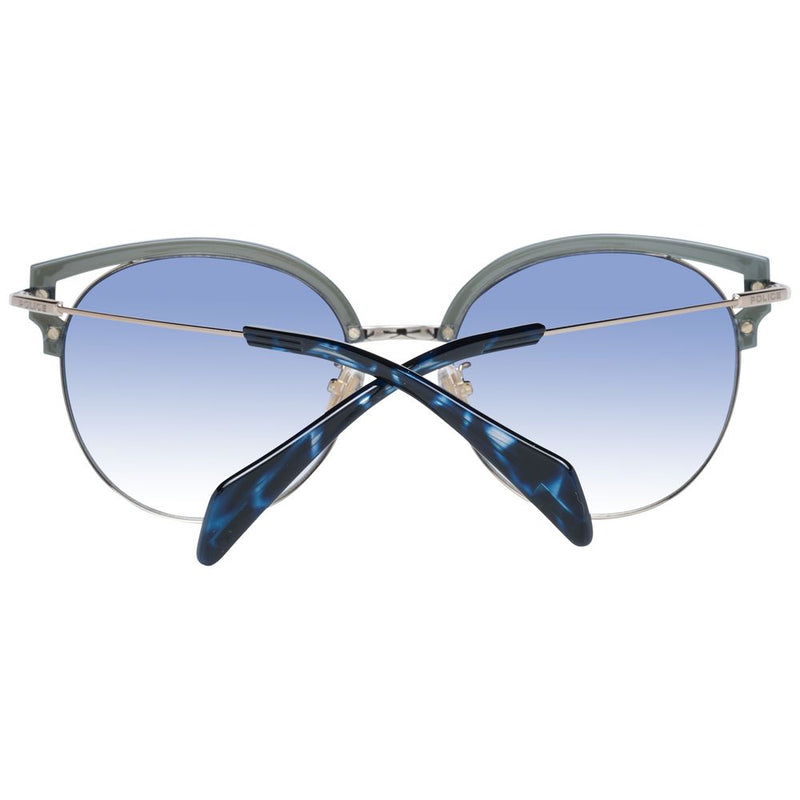 Police Chic Blue Gradient Butterfly Women's Sunglasses