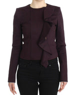 GF Ferre Elegant Purple Cotton Blend Women's Blazer