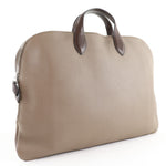 Hermès Edito Beige Leather Briefcase Bag (Pre-Owned)