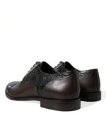 Dolce & Gabbana Elegant Brown Formal Derby Dress Men's Shoes