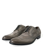 Dolce & Gabbana Elegant Calfskin Derby Men's Lace-Ups