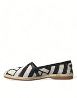 Dolce & Gabbana Chic Striped Canvas Men's Espadrilles