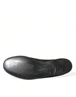 Dolce & Gabbana Elegant Black Velor Loafers for the Discerning Men's Gentleman