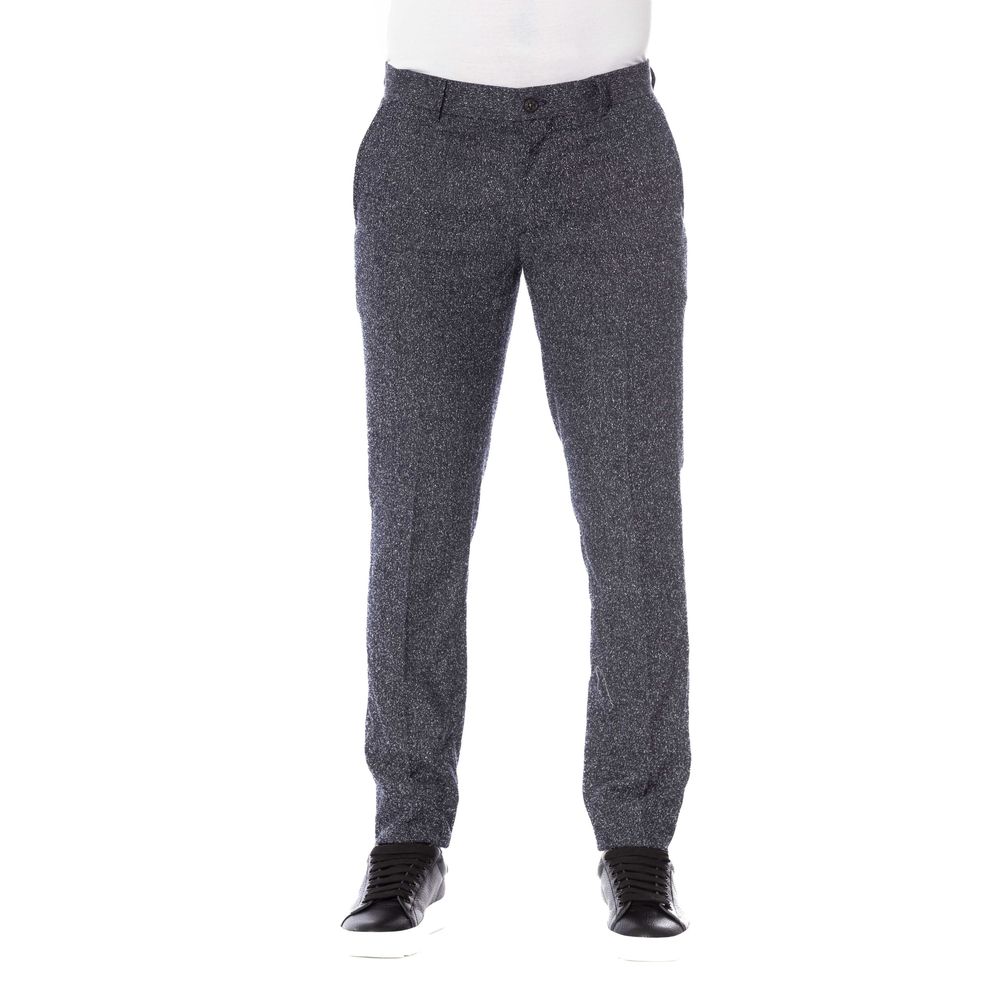 Trussardi Black Cotton Men Men's Pants