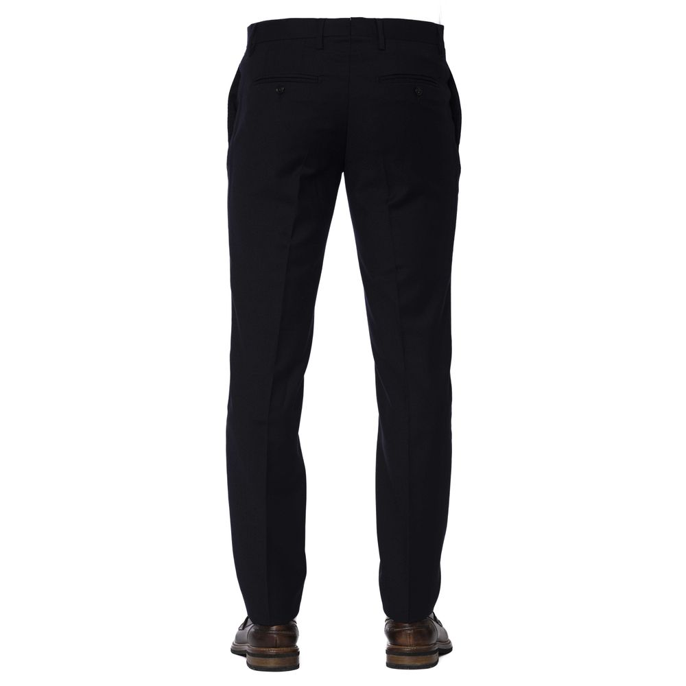 Trussardi Blue Wool Men Men's Trouser