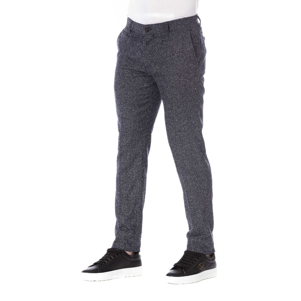 Trussardi Black Cotton Men Men's Pants