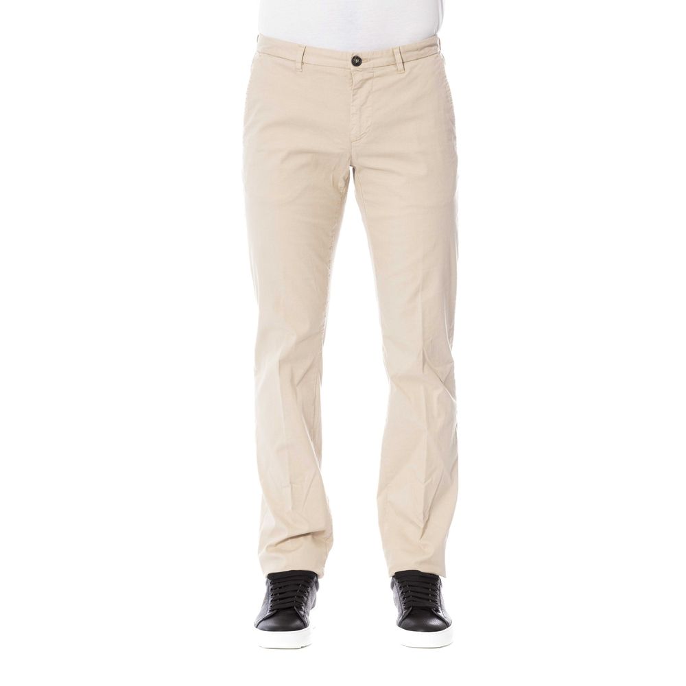 Trussardi Beige Cotton Men Men's Trouser