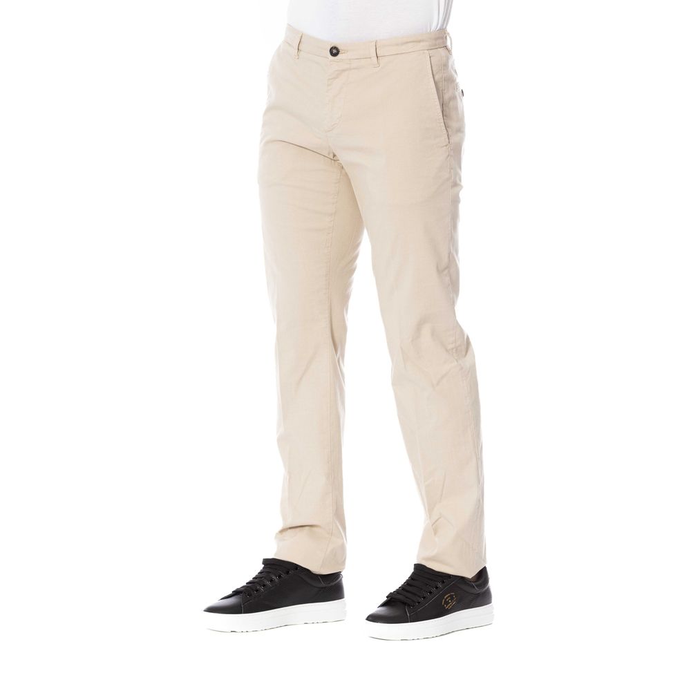 Trussardi Beige Cotton Men Men's Trouser