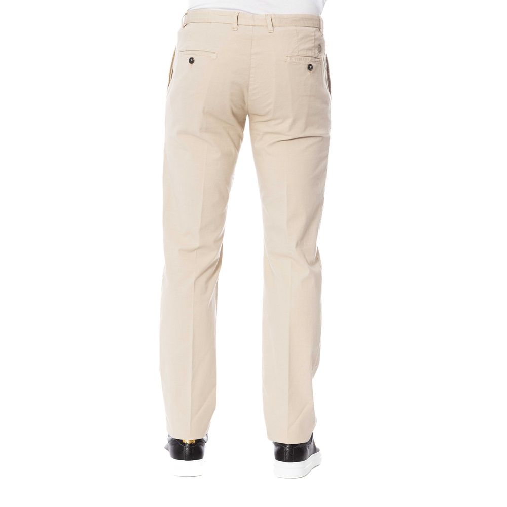 Trussardi Beige Cotton Men Men's Trouser