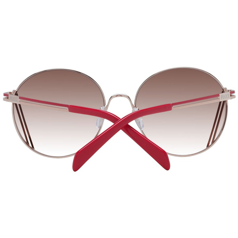 Emilio Pucci Rose Gold Women Women's Sunglasses