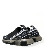 Dolce & Gabbana Elegant Black & White Sorrento Men's Sneakers