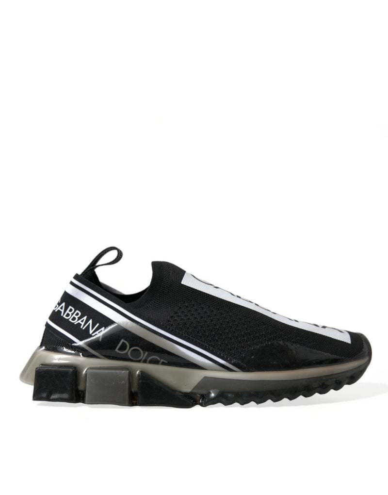 Dolce & Gabbana Elegant Black & White Sorrento Men's Sneakers