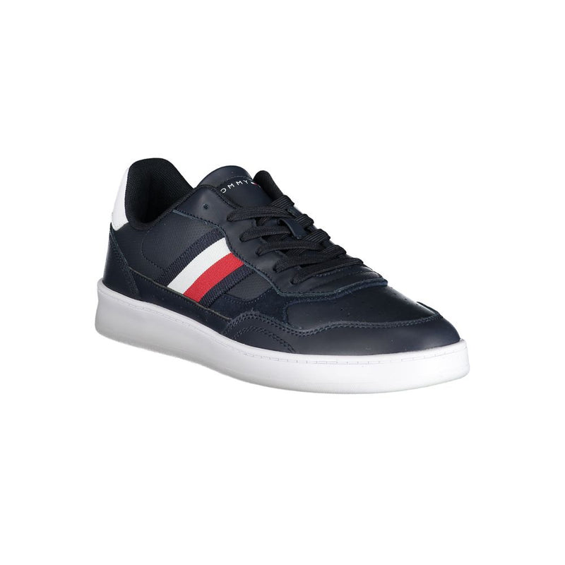 Tommy Hilfiger Blue Polyethylene Men Men's Sneaker