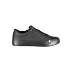 Tommy Hilfiger Black Polyethylene Men Men's Sneaker