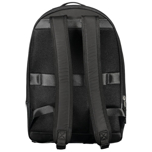 Tommy Hilfiger Black Polyester Men Men's Backpack