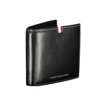 Tommy Hilfiger Black Leather Men Men's Wallet