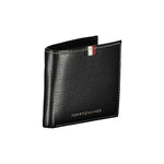 Tommy Hilfiger Black Leather Men Men's Wallet