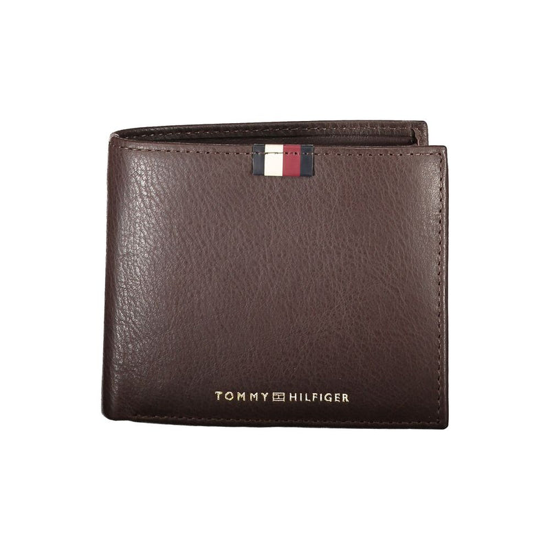 Tommy Hilfiger Brown Leather Men Men's Wallet