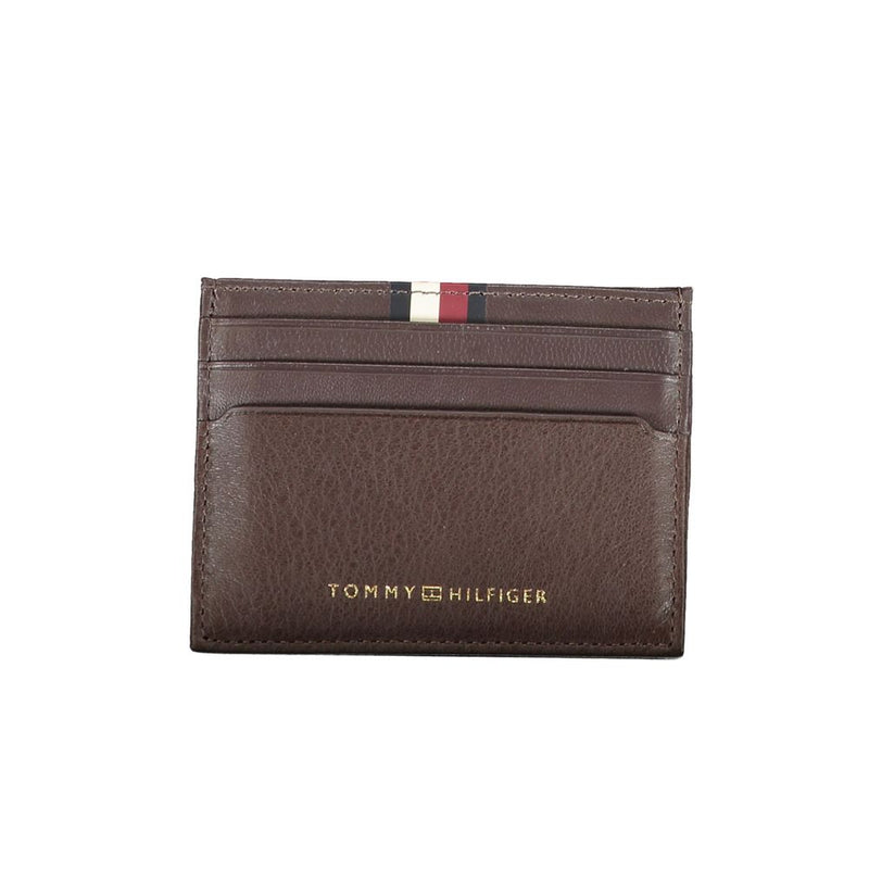 Tommy Hilfiger Brown Leather Men Men's Wallet