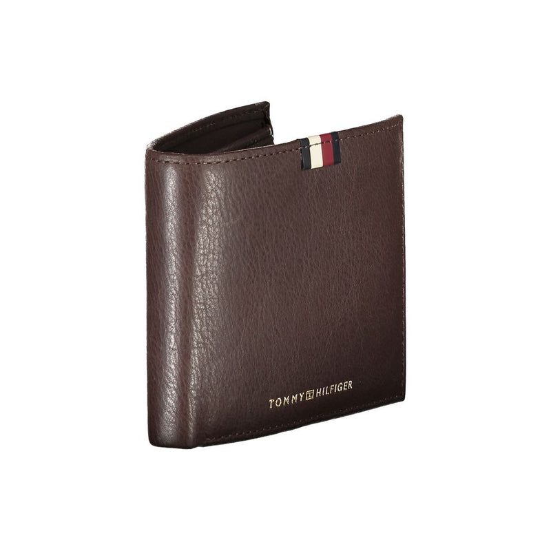 Tommy Hilfiger Brown Leather Men Men's Wallet