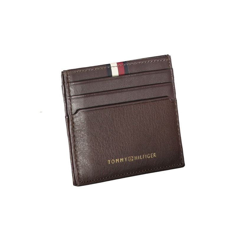 Tommy Hilfiger Brown Leather Men Men's Wallet