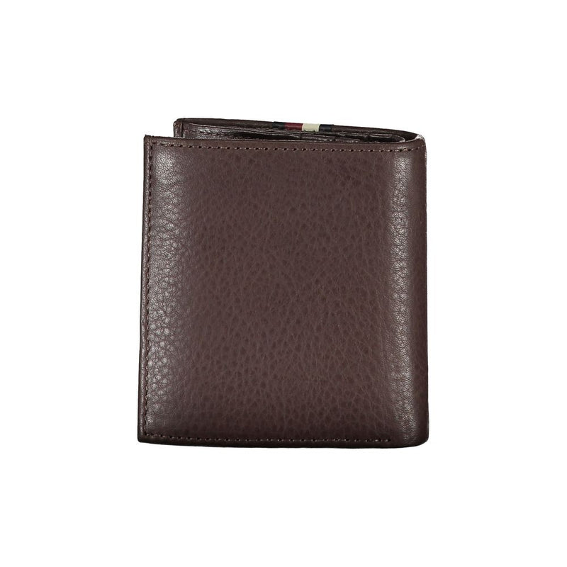 Tommy Hilfiger Brown Leather Men Men's Wallet