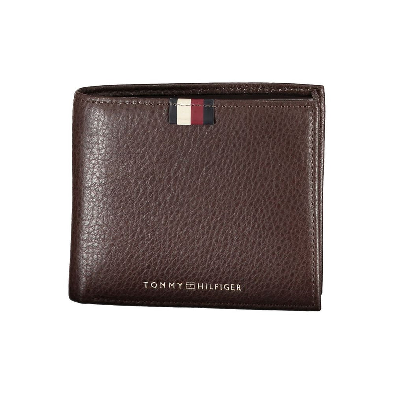 Tommy Hilfiger Brown Leather Men Men's Wallet