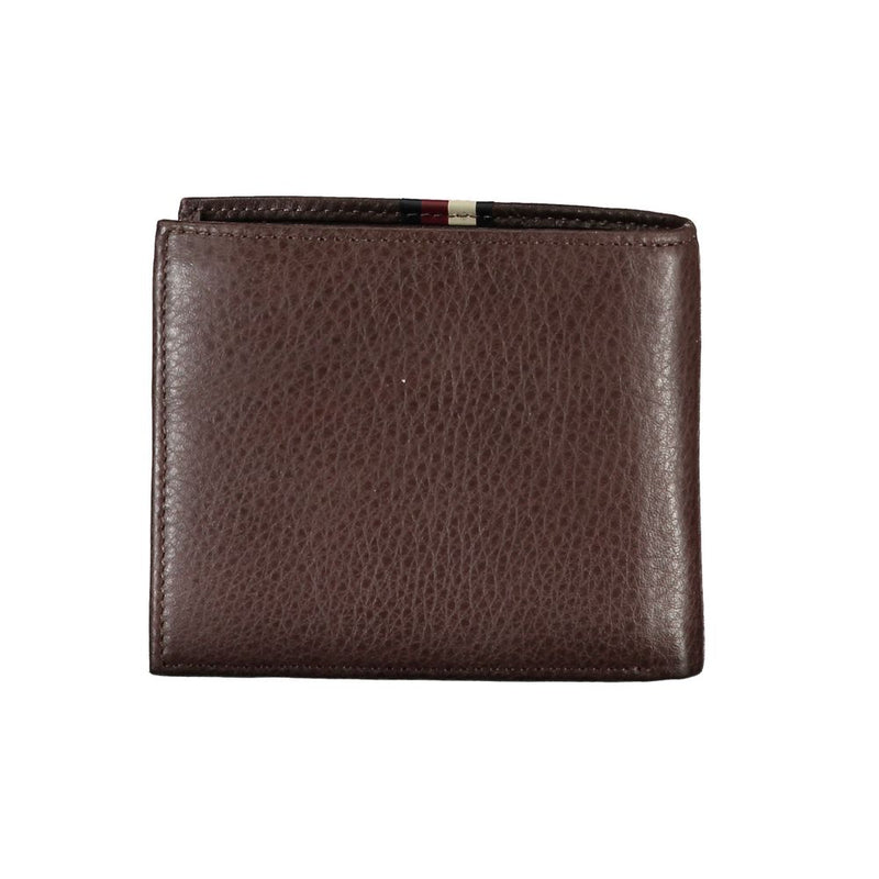 Tommy Hilfiger Brown Leather Men Men's Wallet