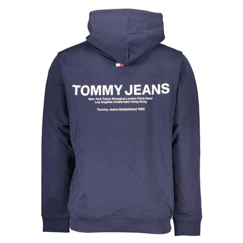 Tommy Hilfiger Blue Cotton Men Men's Sweater