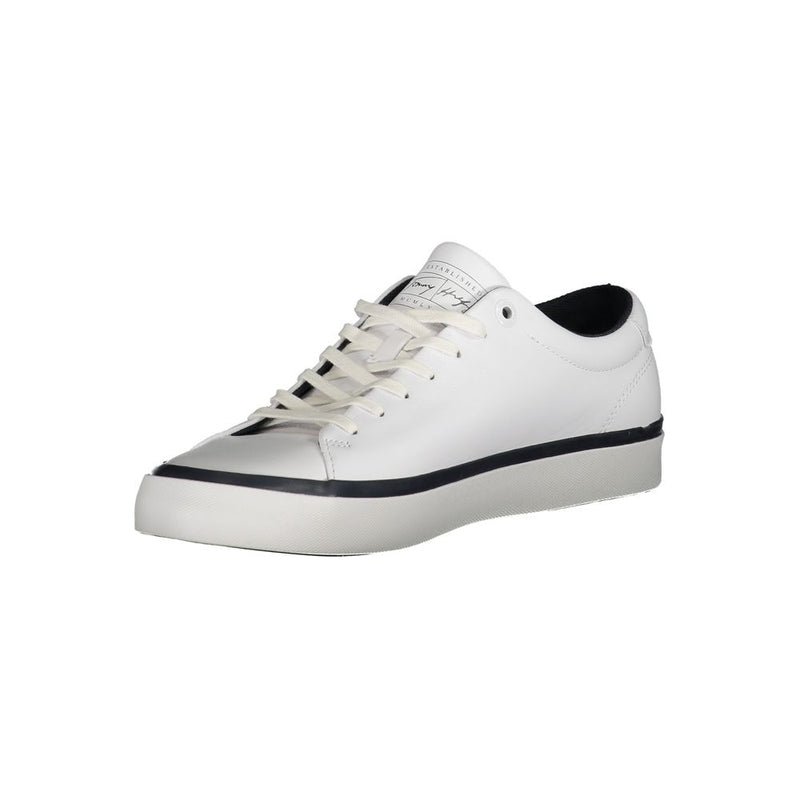 Tommy Hilfiger Elevate Your Game with Stylish White Men's Sneakers