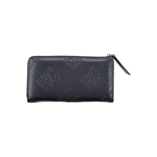 Tommy Hilfiger Elegant Blue Zip-Around Women's Wallet